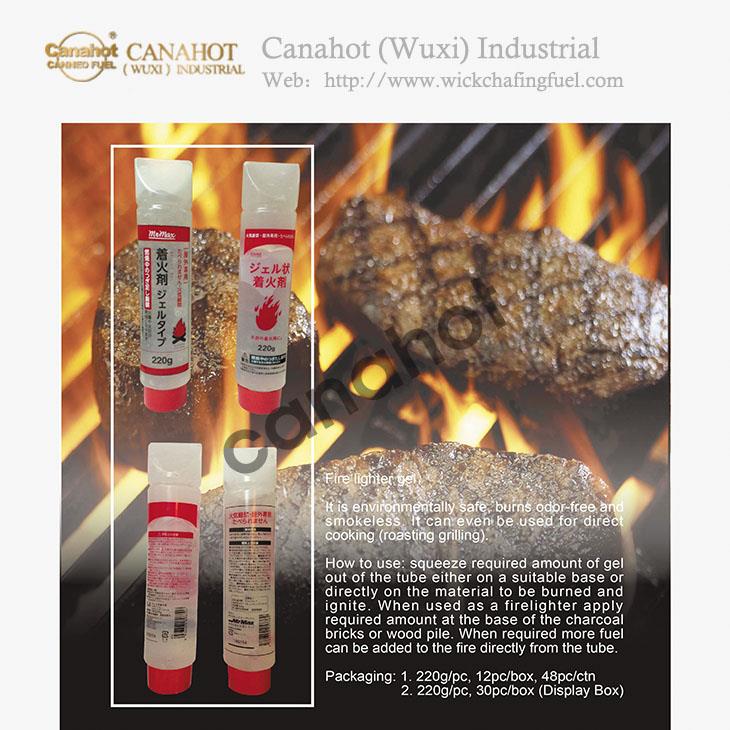 Gel de ignición de metanol (encendedor de incendios) para catering al aire libre